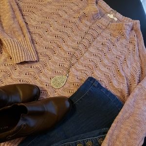 Maurices Sweater. Darker Pink. Size XL